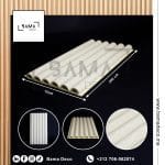 bardage pvc crêpe bombé