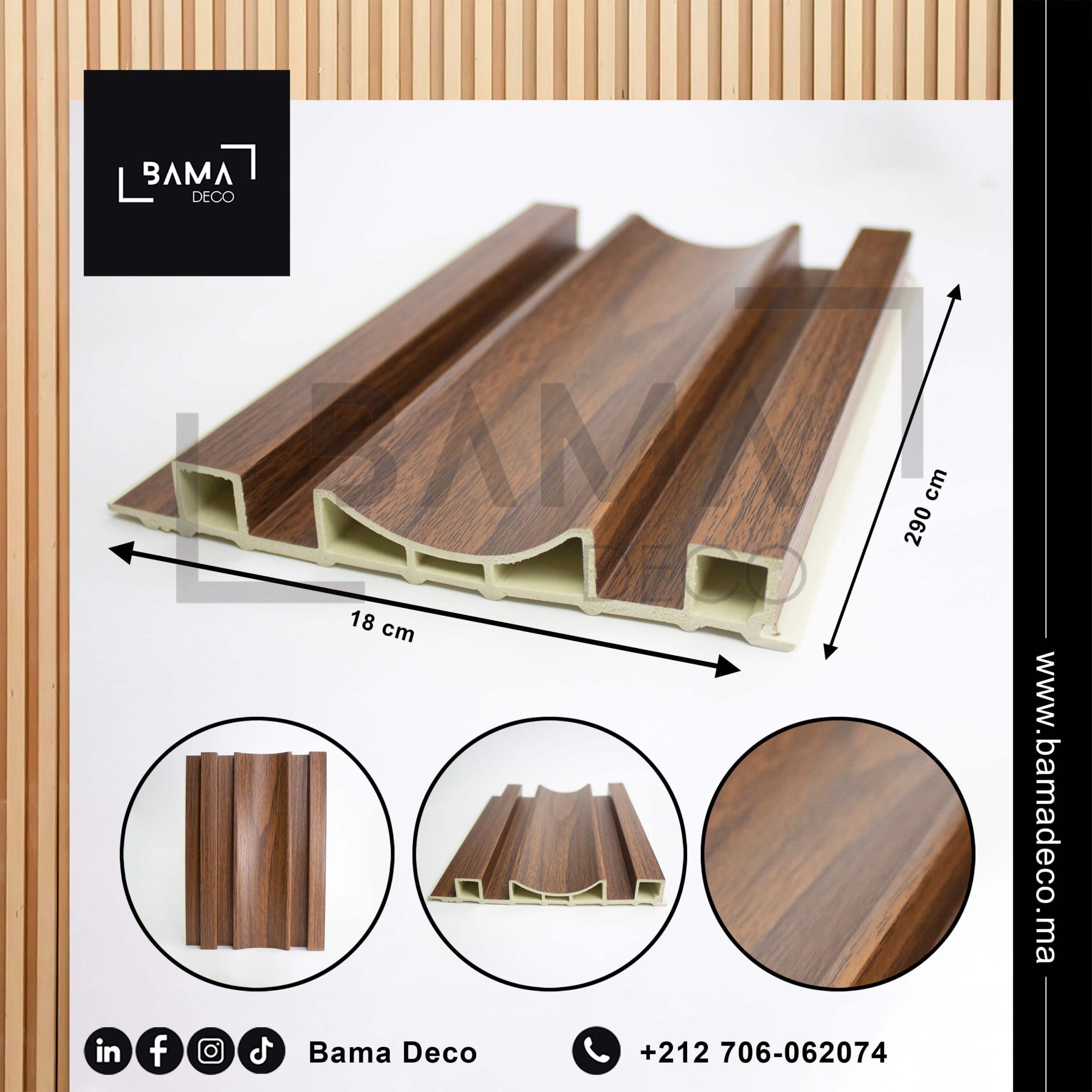 bardage pvc Arabica CC