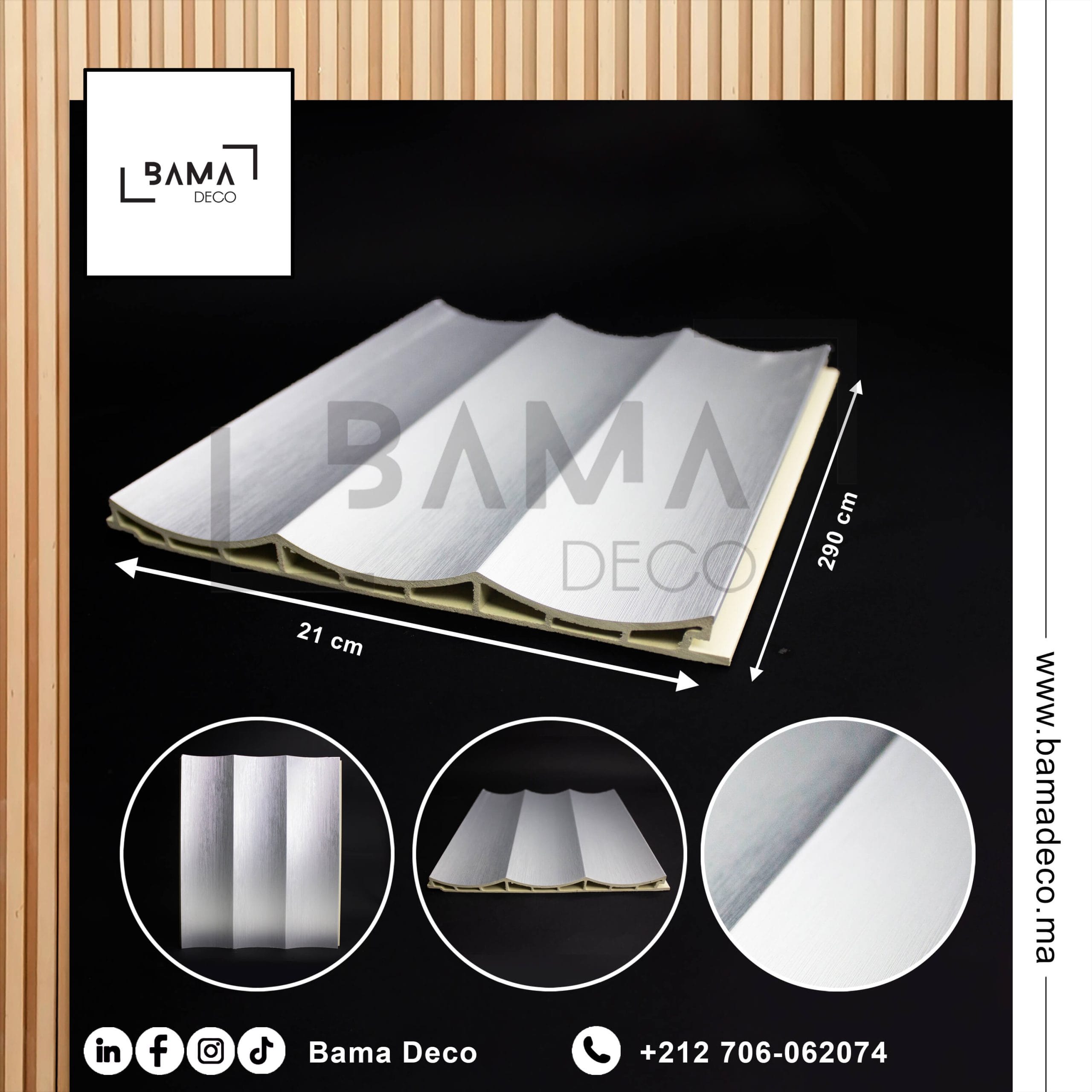 bardage pvc Aluma Curvé